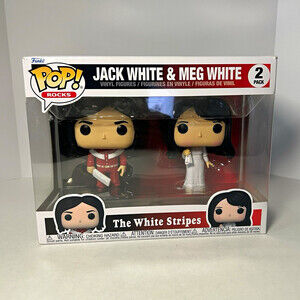Funko Pop! Rocks The White Stripes Jack White & Meg White 2-Pack Vinyl Figures